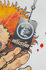 Hellstar Spiked Hair Cartoon Character T-Shirt