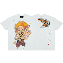 Hellstar Spiked Hair Cartoon Character T-Shirt