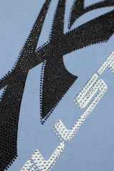 Hellstar Classic Logo Light Blue T-Shirt