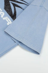 Hellstar Classic Logo Light Blue T-Shirt