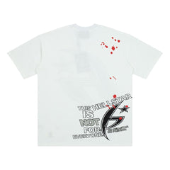 Hellstar Splatter Star "H" Oversized Graphic T-Shirt