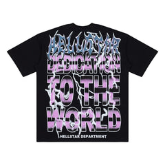 Hellstar Cyber Portrait Oversized Graphic T-Shirt