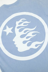 Hellstar Classic Logo Light Blue T-Shirt