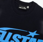 Hellstar Blue Flame Circle Logo T-Shirt