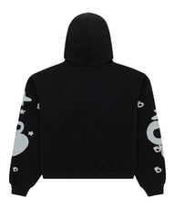 Sp5der Beluga 3M Reflective Hoodie Black