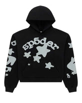 Sp5der Beluga 3M Reflective Hoodie Black