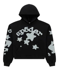Sp5der Beluga 3M Reflective Hoodie Black