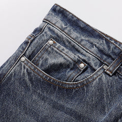 ho Decides War Stained Glass Paneled Denim Jeans (Medium Vintage Wash)