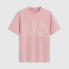 Gap2025春季新款短袖T恤纯棉美式宽松上衣男女装印花logo