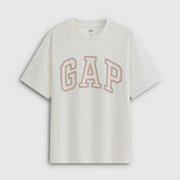 Cheng Yi endorses Gap men's and women's 2026 summer edition pure cotton logo letter loose short sleeved T-shirt 854736