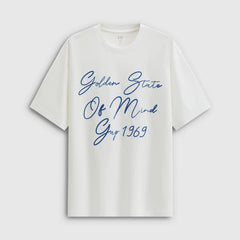 Gap Men's and Women's 2026 Summer New Cotton Letter Embroidered Loose Round Neck Short sleeved T-shirt Top 891521