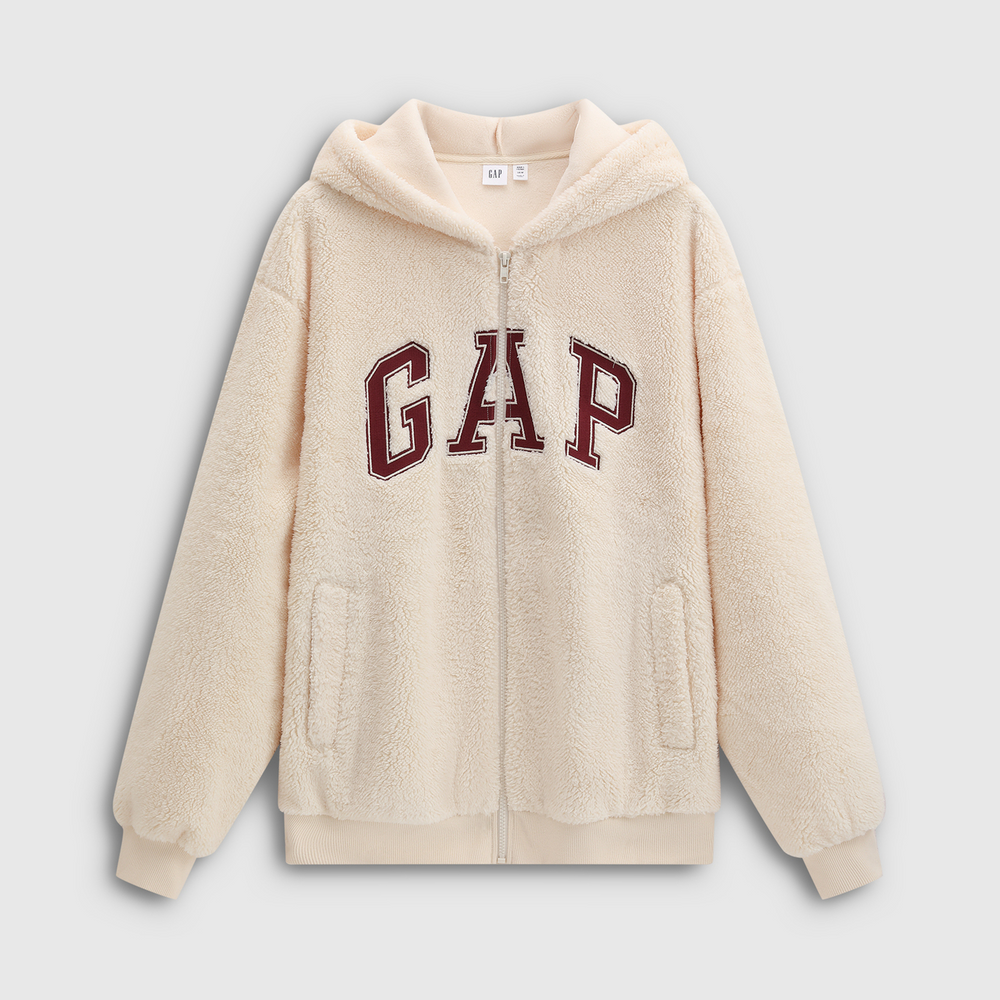 Cheng Yi endorses Gap men's and women's spring new logo, hugging fleece hoodie, sweatshirt 786514
