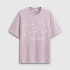 Gap Men's and Women's 2026 Summer New Cotton Letter Embroidered Loose Round Neck Short sleeved T-shirt Top 891521