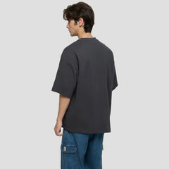 Cheng Yi endorses Gap men's and women's classic spring style French circle woven printed logo short sleeved T-shirt 721117