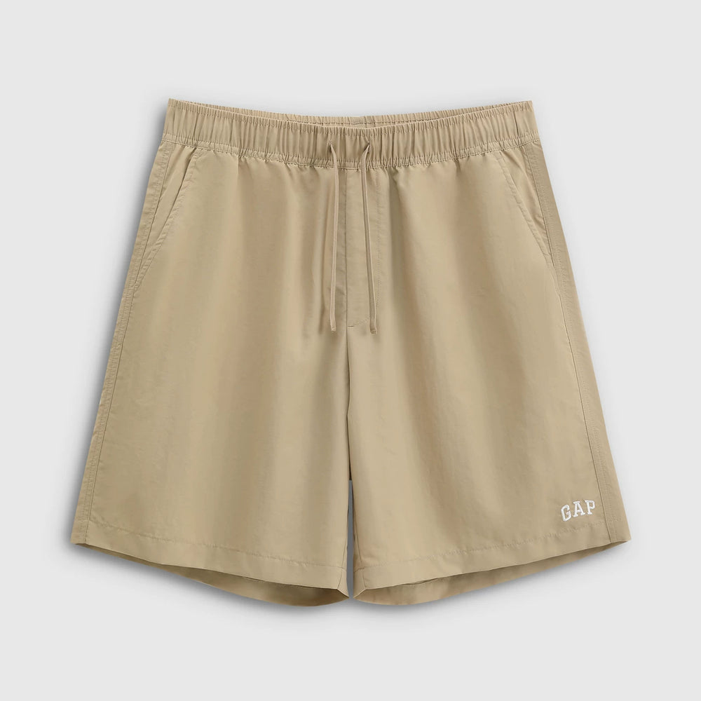 Cheng Yi endorses Gap men's 2026 summer new moisture absorbing logo elastic waist straight shorts 893129