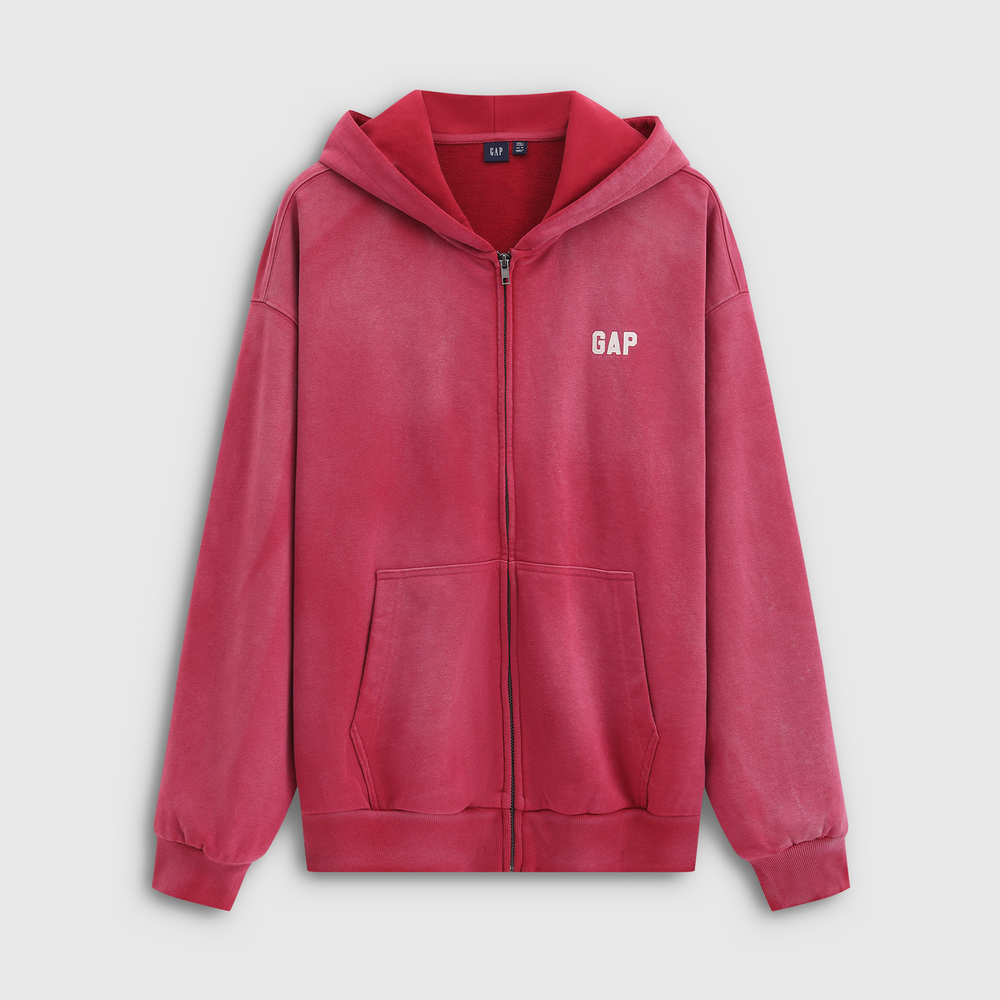 Cheng Yi endorses Gap men's and women's clothing 2026 spring new logo hooded long sleeved sweatshirt top 854290