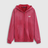 Cheng Yi endorses Gap men's and women's clothing 2026 spring new logo hooded long sleeved sweatshirt top 854290