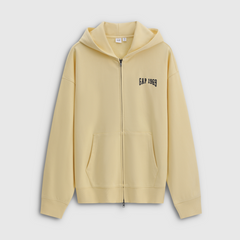 Cheng Yi endorses Gap men's and women's clothing 2026 spring new printed logo zipper hooded sweatshirt 854689