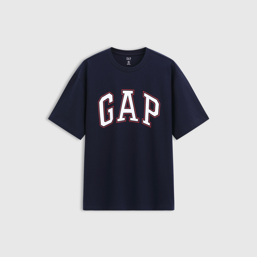 Cheng Yi endorses Gap men's and women's 2026 spring new classic pure cotton contrasting loose short sleeved T-shirt