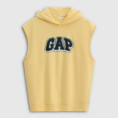 Cheng Yi endorses Gap men's and women's 2026 summer new logo sleeveless hooded sweatshirt 854305