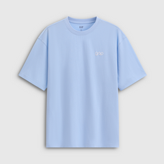 Cheng Yi endorses Gap men's and women's 2026 spring new printed logo round neck short sleeved T-shirt 854722