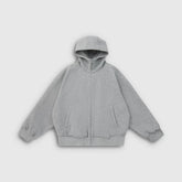 Cheng Yi endorses Gap men's and women's spring logo American zipper heavyweight silhouette hoodie 788501