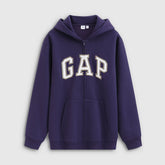 Cheng Yi endorses Gap Men's and Women's Spring Edition Logo Embroidered Logo Fleece Hoodie 786803
