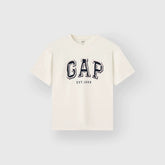 Cheng Yi endorses Gap men's and women's classic spring style spliced letter logo short sleeved T-shirt American 637536