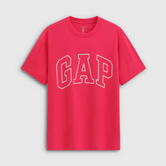Gap2025春季新款短袖T恤纯棉美式宽松上衣男女装印花logo