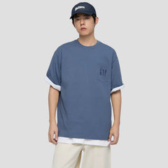 Cheng Yi endorses Gap men's and women's 2026 spring new printed LOGO round neck loose short sleeved T-shirt