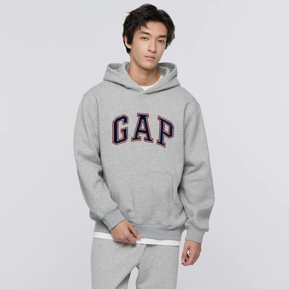 Gap 2025 Autumn New Velvet Hoodie Ginger Scratched Hoodie Top