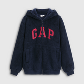Cheng Yi endorses Gap men's and women's spring new logo, hugging fleece hoodie, sweatshirt 786514