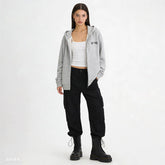 Cheng Yi endorses Gap men's and women's clothing 2026 spring new printed logo zipper hooded sweatshirt 854689