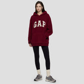 Cheng Yi endorses Gap men's and women's spring clothing logo, fleece logo, hooded sweatshirt 787414