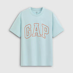 Gap2025春季新款短袖T恤纯棉美式宽松上衣男女装印花logo