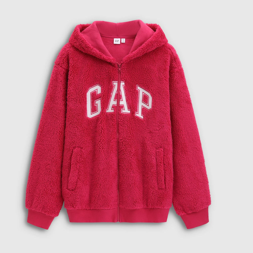 Cheng Yi endorses Gap men's and women's spring new logo, hugging fleece hoodie, sweatshirt 786514