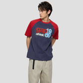 Cheng Yi endorses Gap men's and women's clothing for the 2026 summer season, featuring a contrasting logo and shoulder sleeves in short sleeved T-shirt 866068