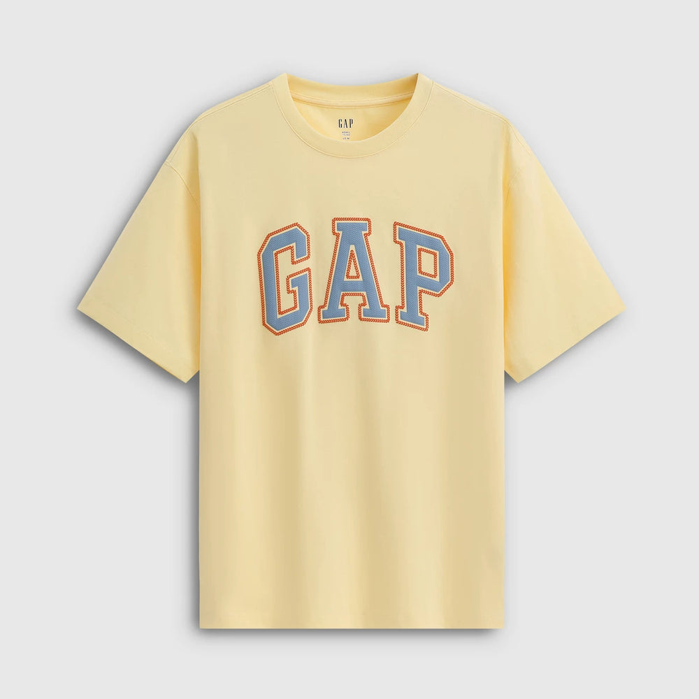 Cheng Yi endorses Gap men's and women's 2026 spring new classic pure cotton contrasting loose short sleeved T-shirt