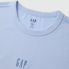 Cheng Yi endorses Gap men's and women's 2026 summer new logo offset round neck short sleeved T-shirt 891413