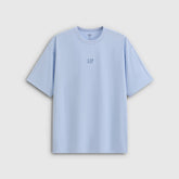 Cheng Yi endorses Gap men's and women's 2026 summer new logo offset round neck short sleeved T-shirt 891413