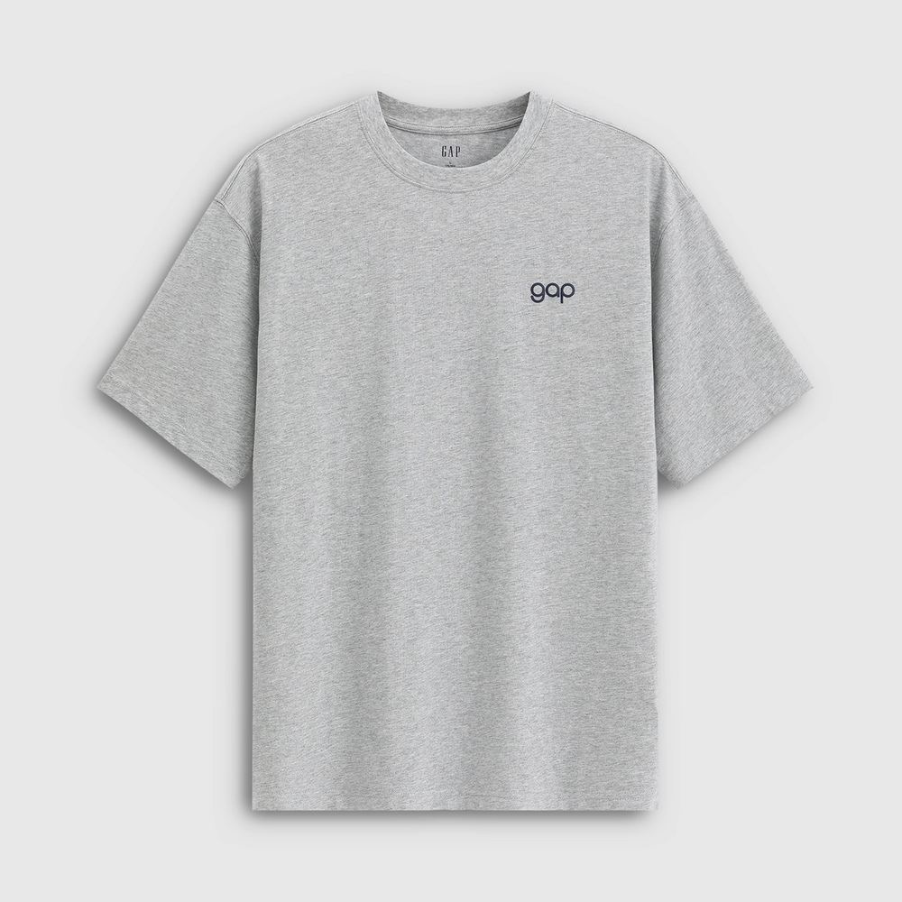 Cheng Yi endorses Gap men's and women's 2026 spring new classic pure cotton contrasting loose short sleeved T-shirt