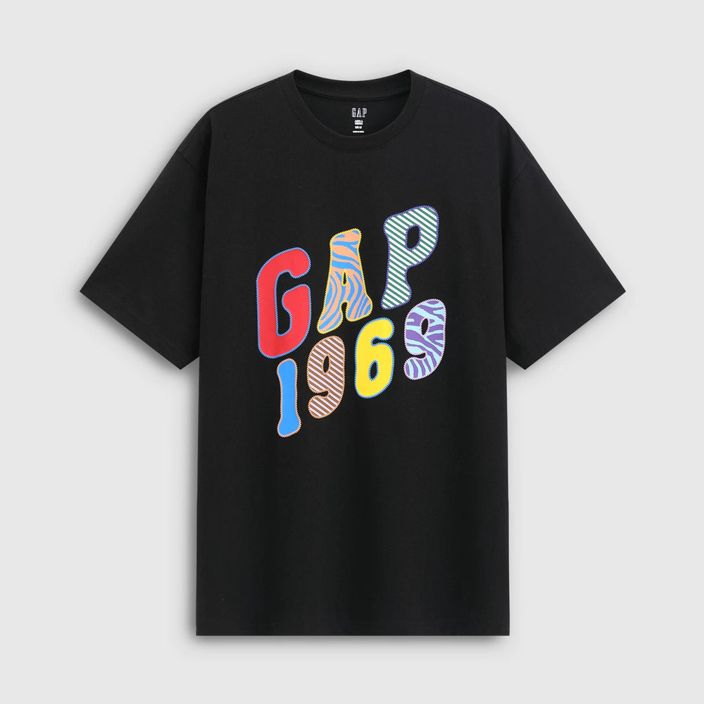 Cheng Yi endorses Gap men's and women's clothing for the summer of 2026, with a new cotton printed round neck short sleeved T-shirt 868289