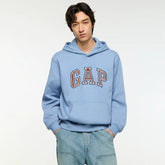 Gap 2025 Autumn New Velvet Hoodie Ginger Scratched Hoodie Top