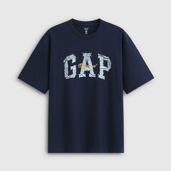 Gap Men's and Women's 2026 Summer New Cotton Logo Printed Loose Short sleeved T-shirt Casual Top 891522