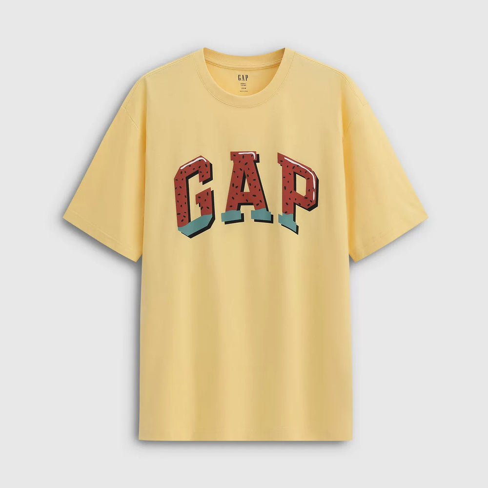 Cheng Yi endorses Gap men's and women's 2026 spring new classic pure cotton contrasting loose short sleeved T-shirt
