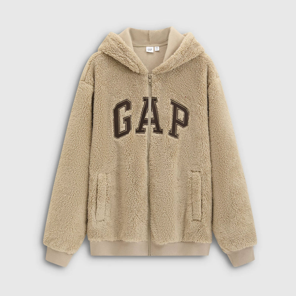Cheng Yi endorses Gap men's and women's spring new logo, hugging fleece hoodie, sweatshirt 786514