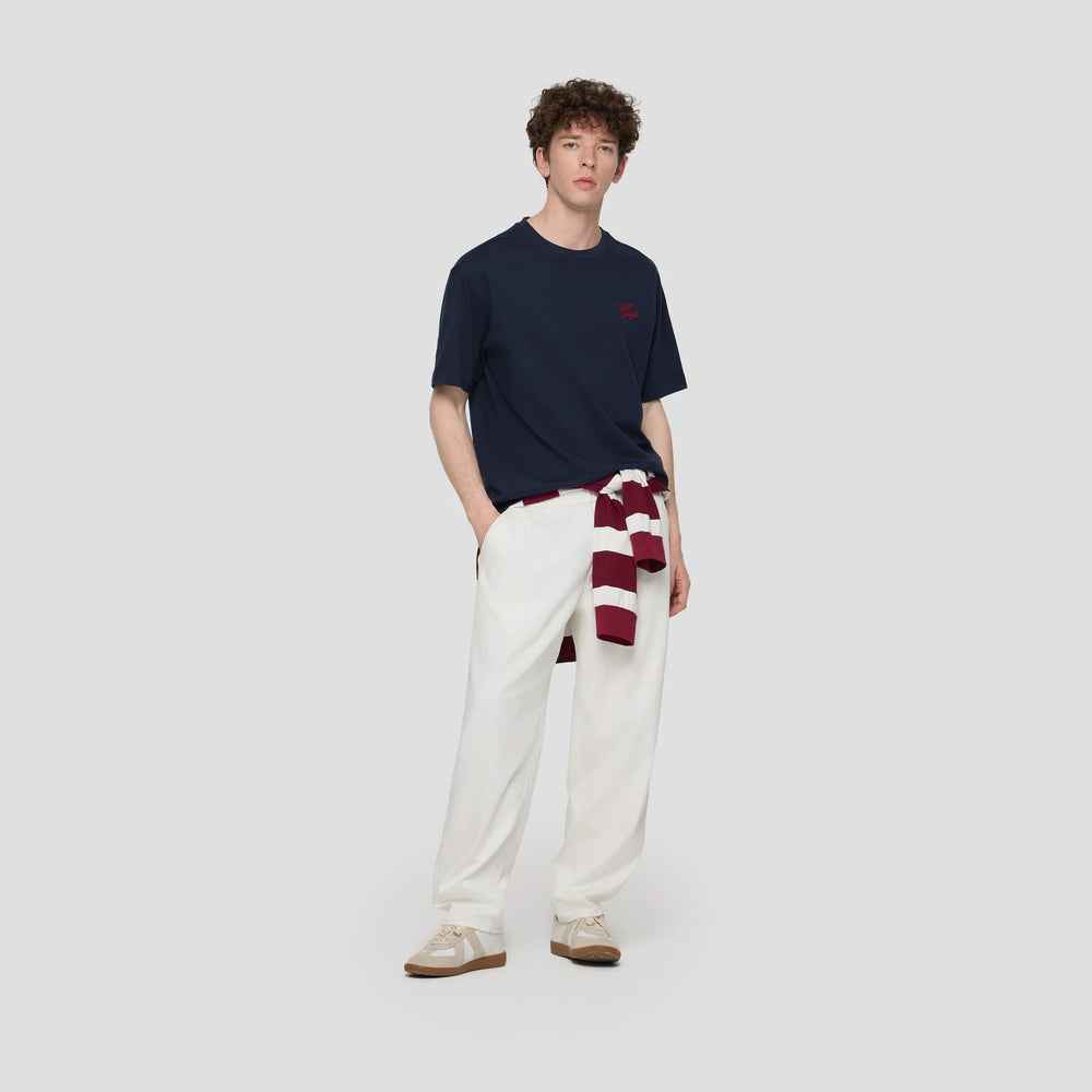 Cheng Yi endorses Gap men's and women's clothing for the summer of 2026, featuring embroidered couple's short sleeved T-shirt with logo 891387