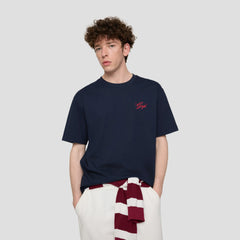 Cheng Yi endorses Gap men's and women's clothing for the summer of 2026, featuring embroidered couple's short sleeved T-shirt with logo 891387