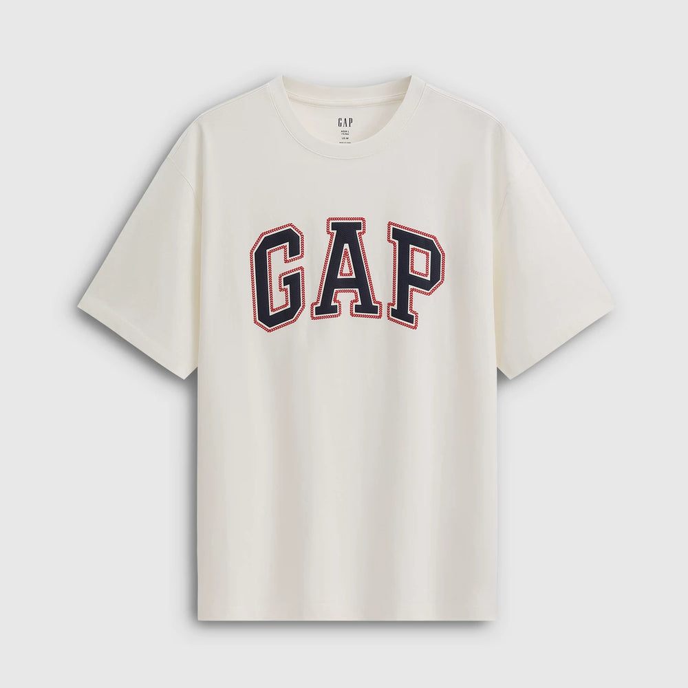 Cheng Yi endorses Gap men's and women's 2026 spring new classic pure cotton contrasting loose short sleeved T-shirt