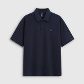 Gap Summer Cotton Bear Embroidered Short-Sleeved Collared Polo Shirt